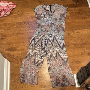 Eva Franco Zigzag Patterned Jumpsuit